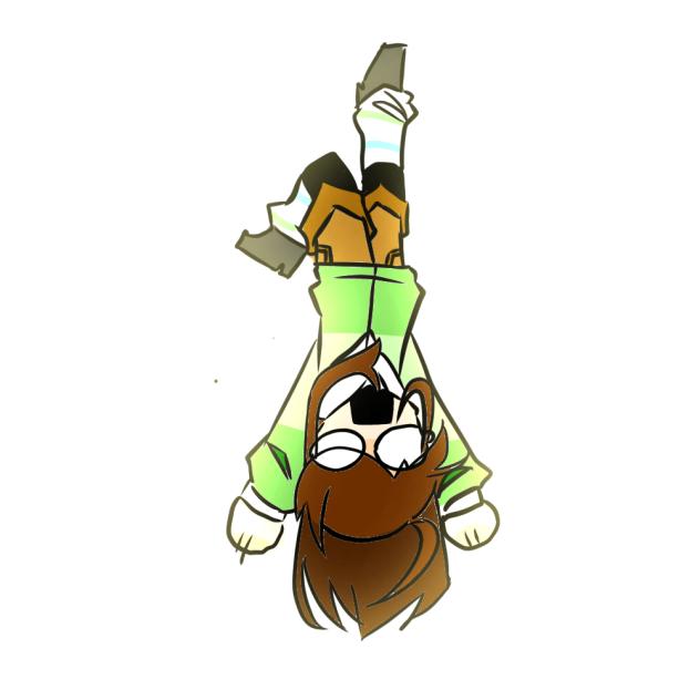 Upside down