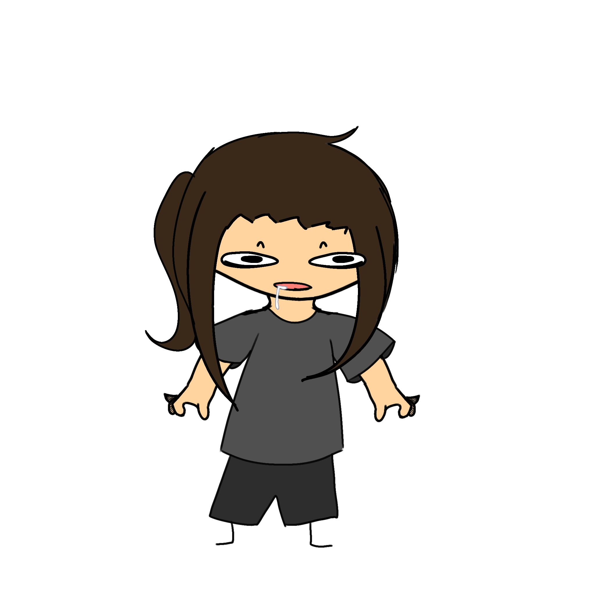 Literally me at night - ibisPaint