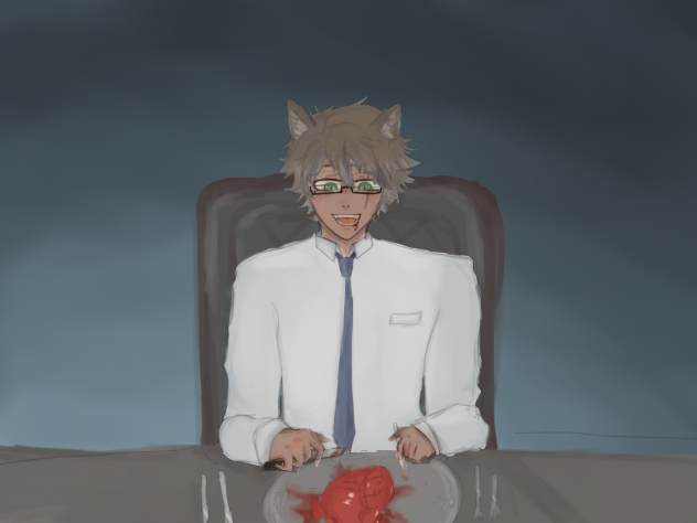 Goretober day 2 diner plate I think