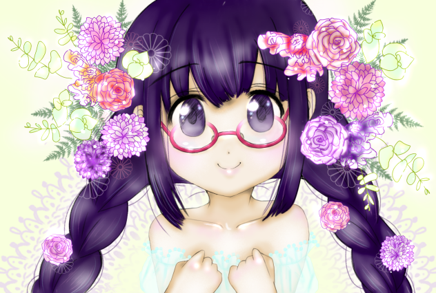 暁美ほむら　とお花