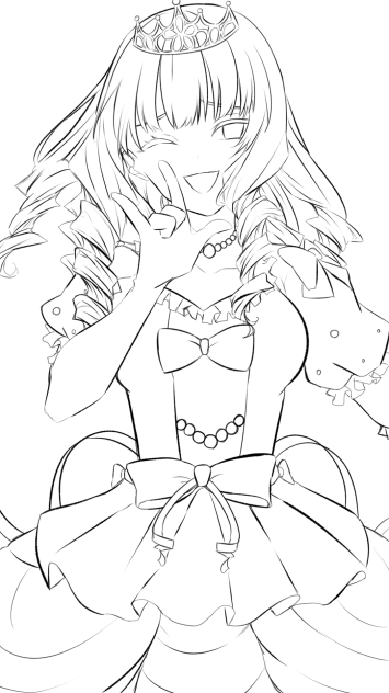 ギャラクシー!!!! 線画