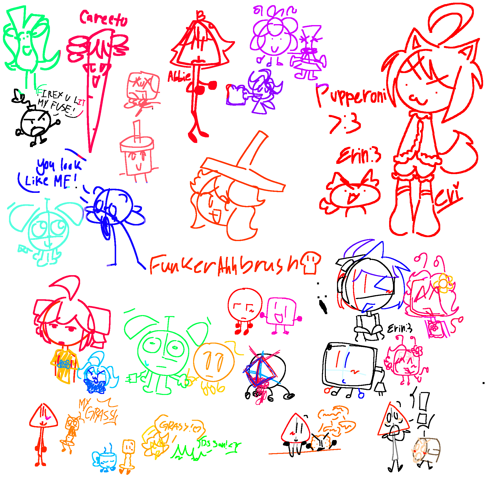 Drawing requests from my friends - ibisPaint