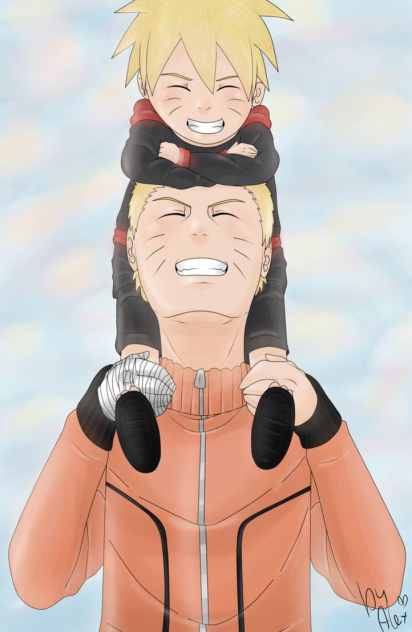 Boruto and Naruto