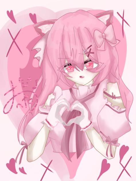 猫耳メイド〜🩷