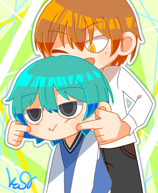 恋人にぷにぷにされる彩野くん
