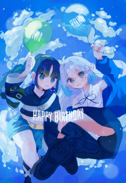 ꒰ঌRUKO & RIN ໒꒱ HAPPY BIRTHDAY!!