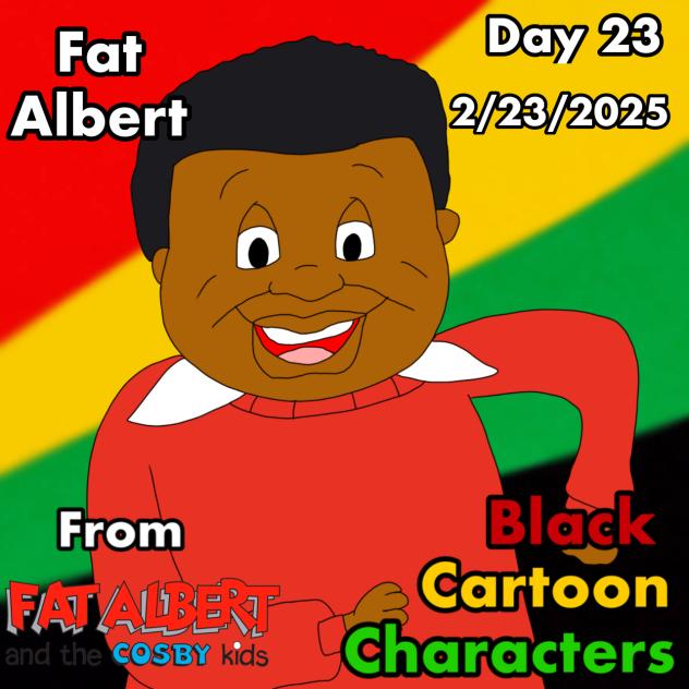 Black Cartoon Characters Day 23 Albert