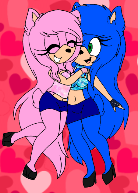 Amy The HedgeHog And Emily The HedgeHog