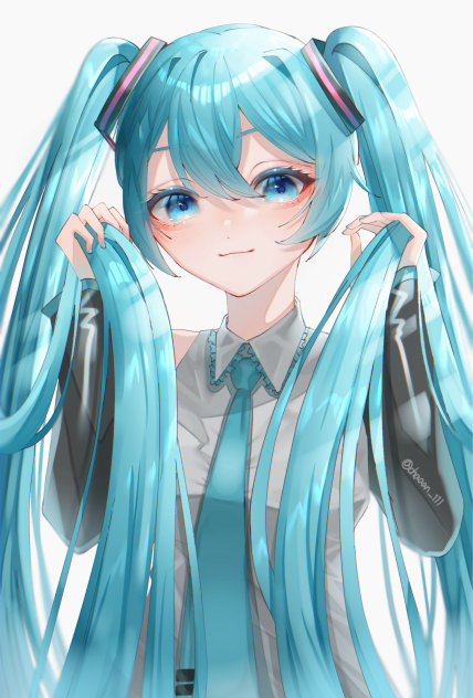 初音ミク 目 _ 初音ミク 正面 – TYZD