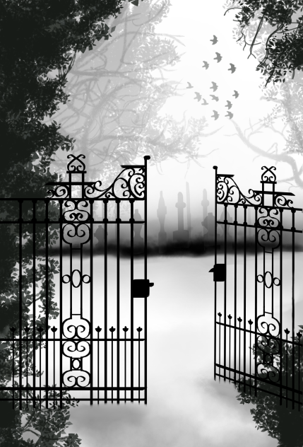 Gothic landscape 🖤 - ibisPaint