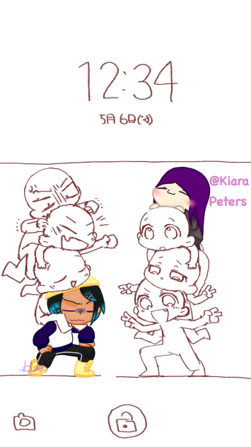 Lock Screen Collab - ibisPaint