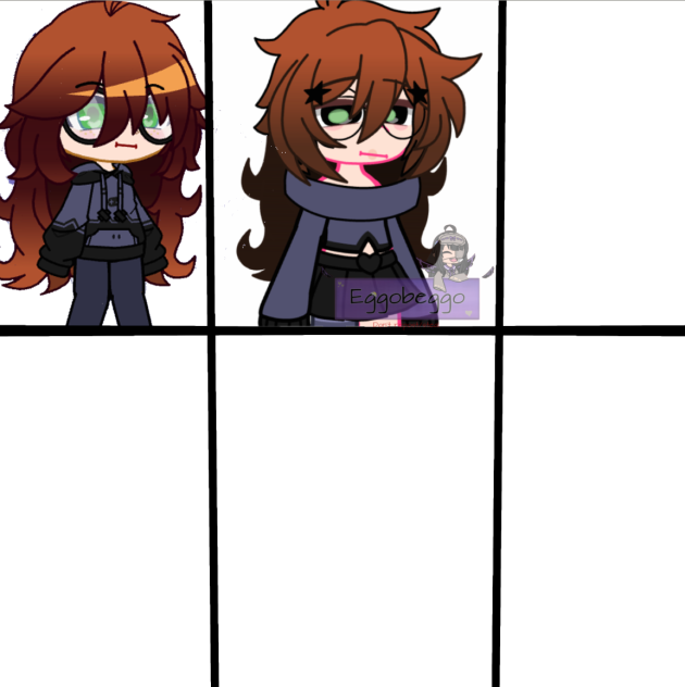 My oc in your style!🧡👓💚