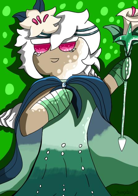 White lily cookie