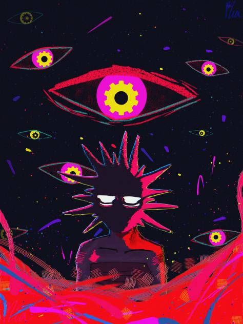 Colorful eye thing