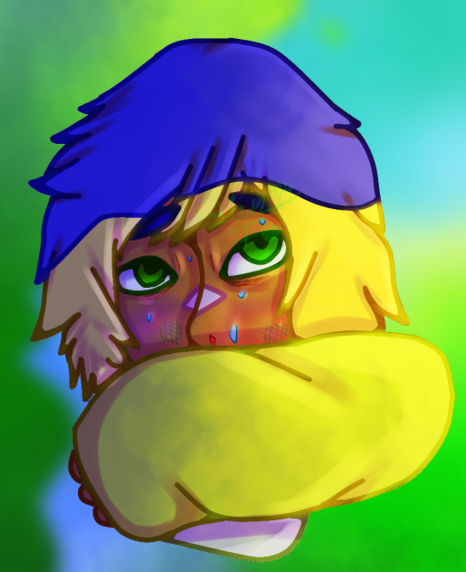 [ tw- bruises , blood ] ''I-Im fine!''