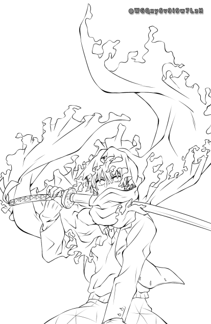 霹靂 線画