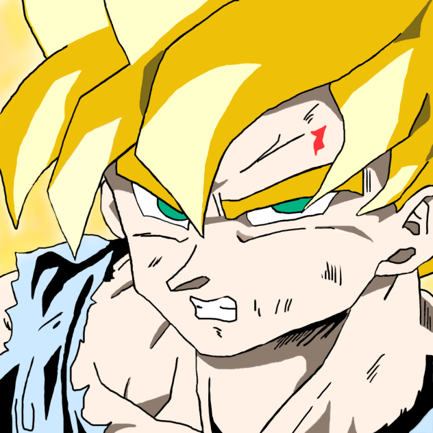 孫悟空 超サイヤ人覚醒 - ibisPaint