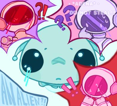 AN ALIEN❓❗️∼ OC art