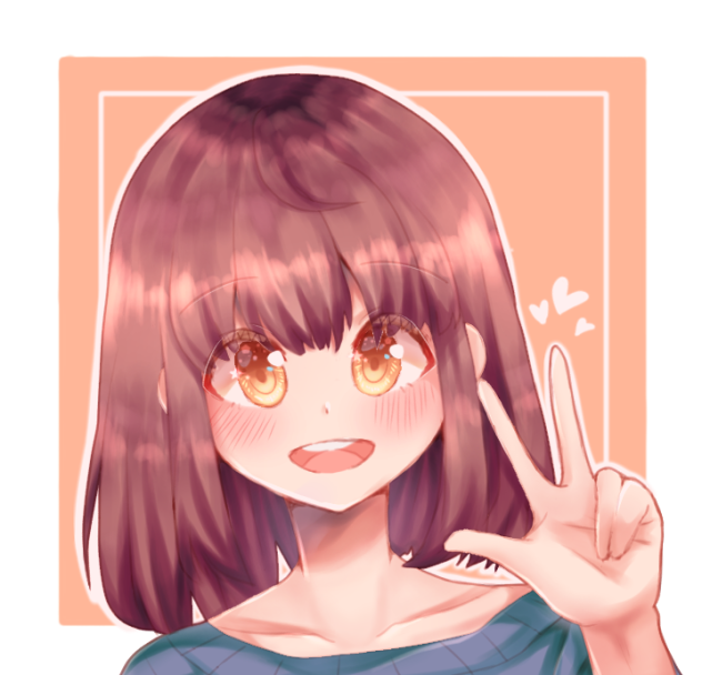女の子のアイコン girl icon