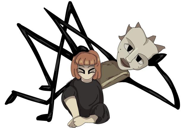 harvestman and girl