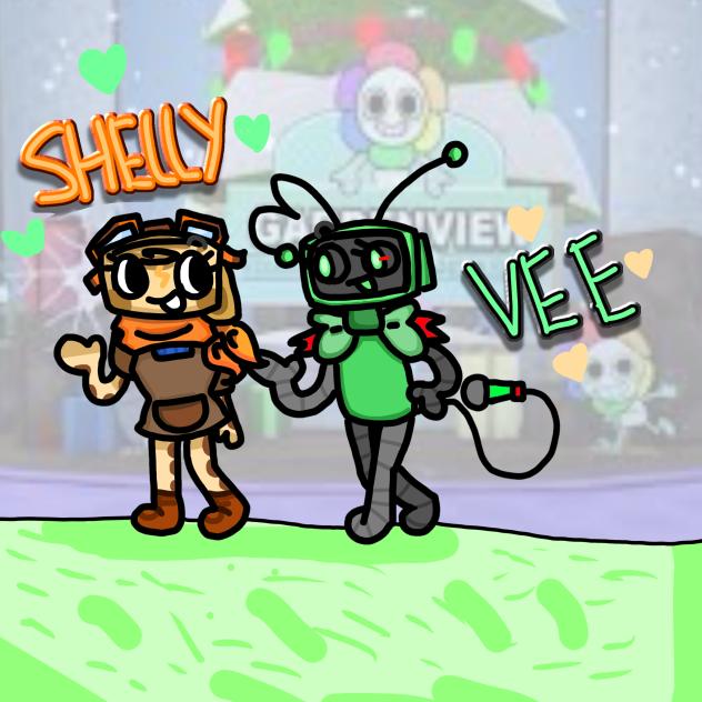 Vee and Shelly dandy’s world