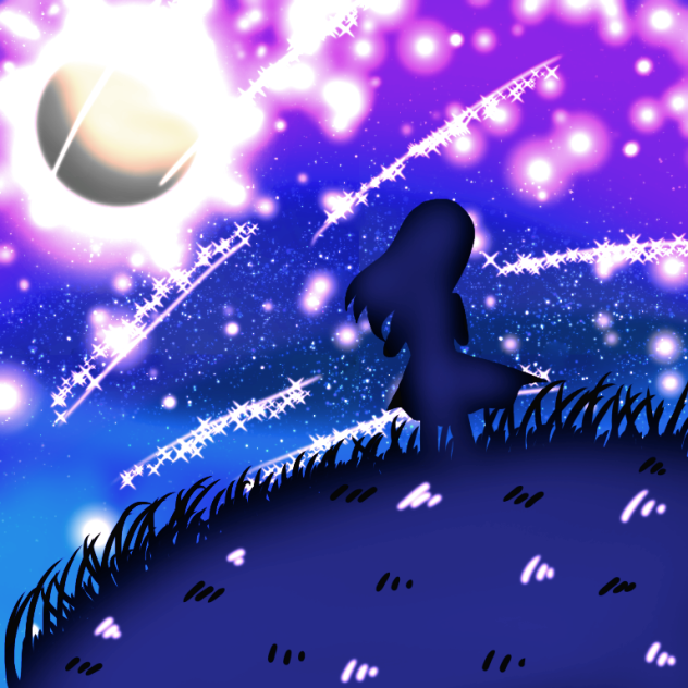 夜空の星空