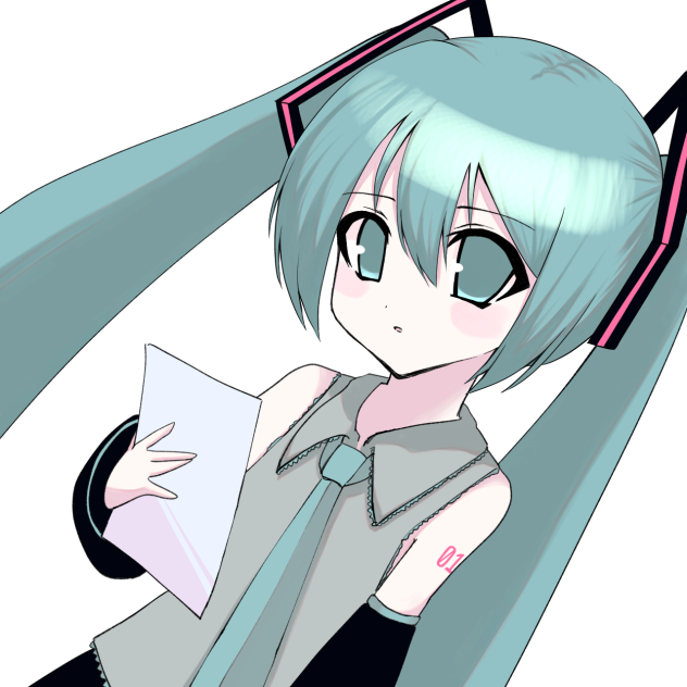 Hatsune Miku 描いたよ〰︎‼︎