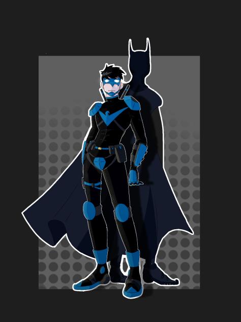 Nightwing and Batman