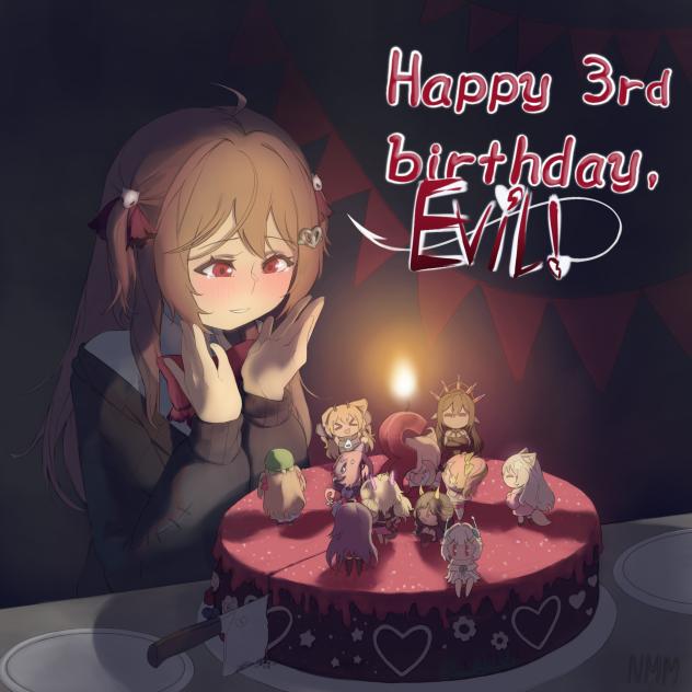 Happy 3rd birthday, Evil!