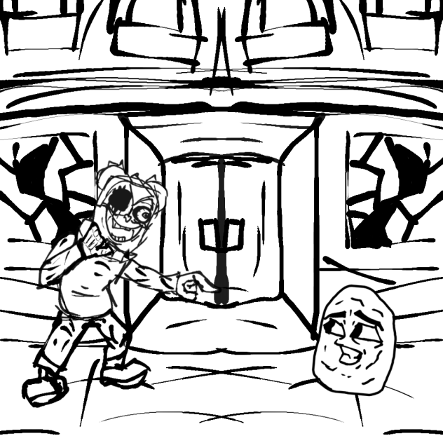 Silly Twiddle Finger Sketch