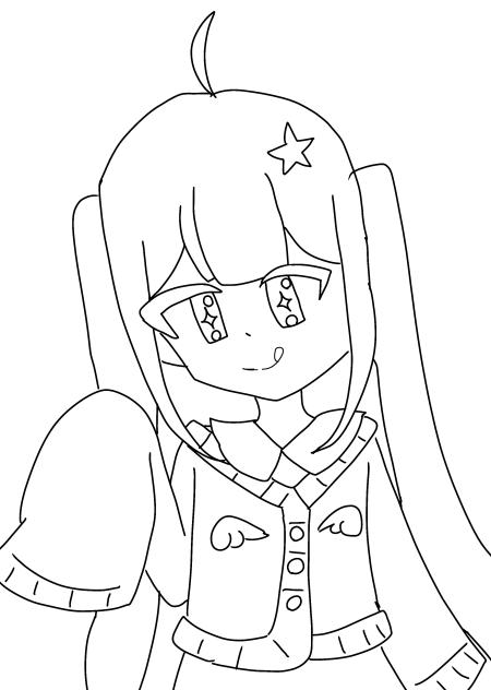 私の塗り絵ー！