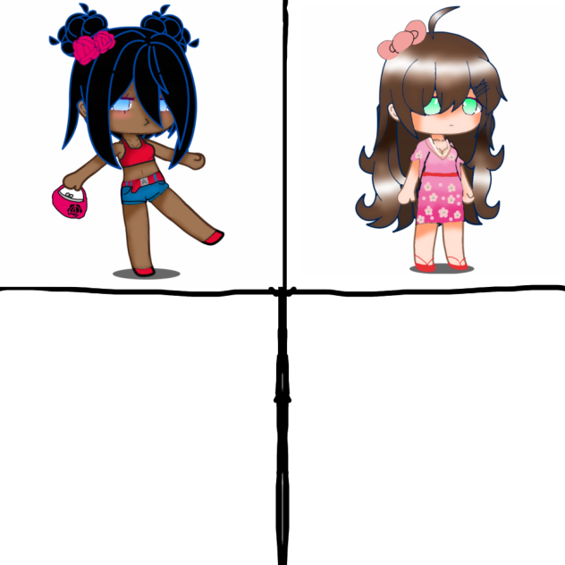 Trying hello kitty clothes on my oc - ibisPaint