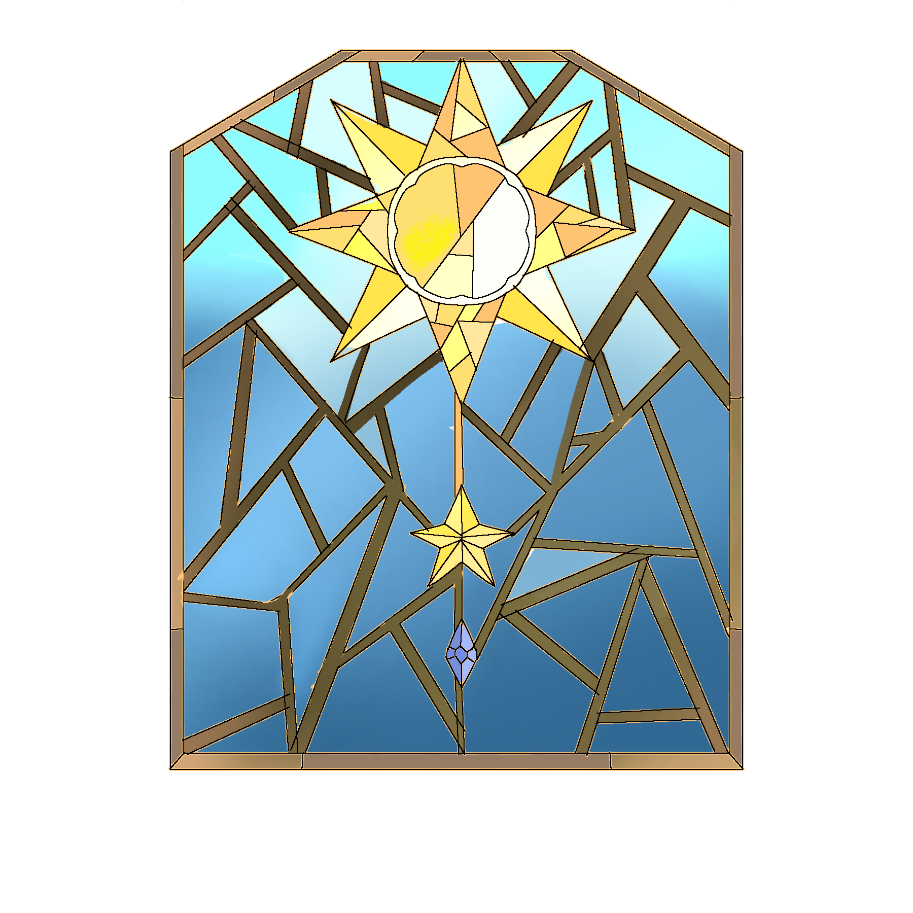 stars mirror - ibisPaint