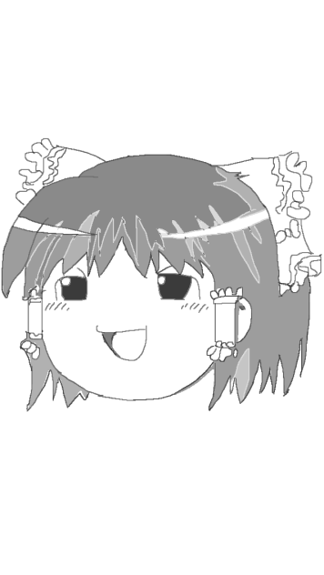 東方 博麗霊夢 饅頭 Ibispaint