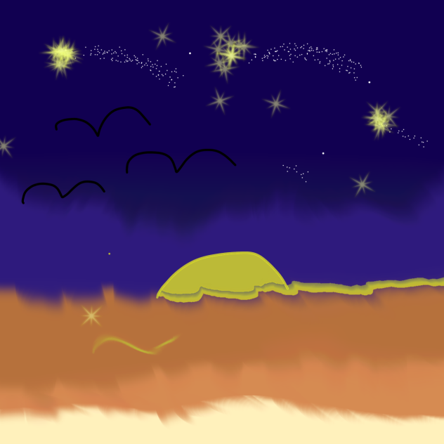 The sunset - ibisPaint