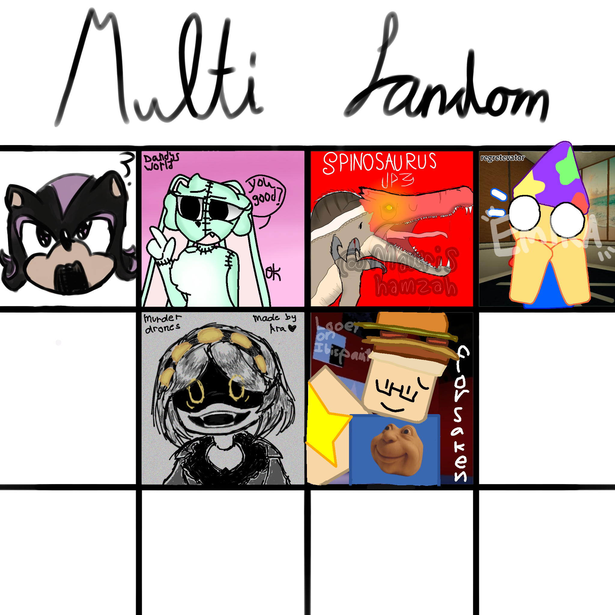 multi fandom collab - ibisPaint