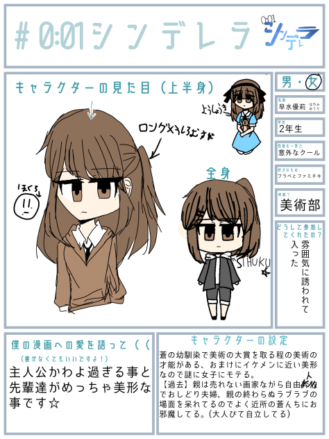 クールな美術部のエース早水優莉