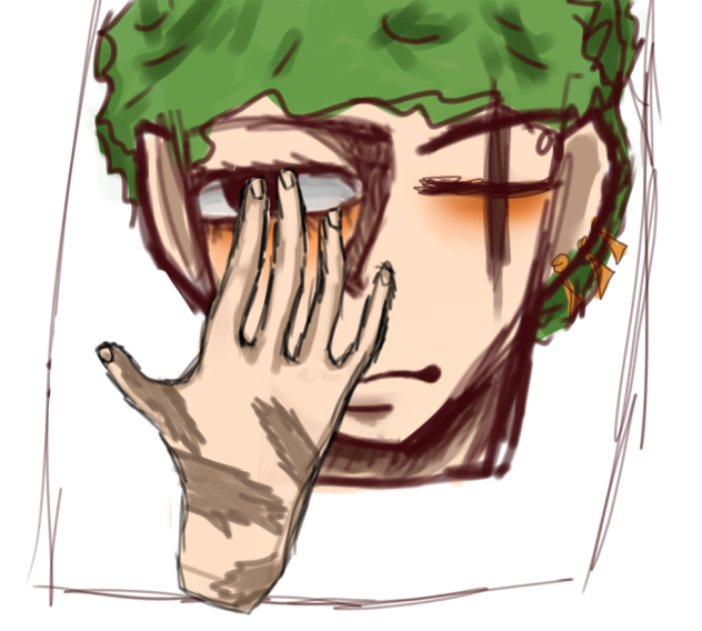 drawing of zoro