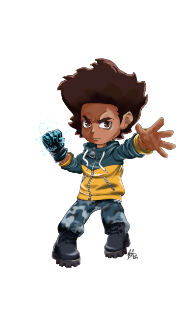 Huey Freeman Smash painting
