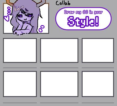 Draw my OC in your Style! 🕯💜 ~ Collab