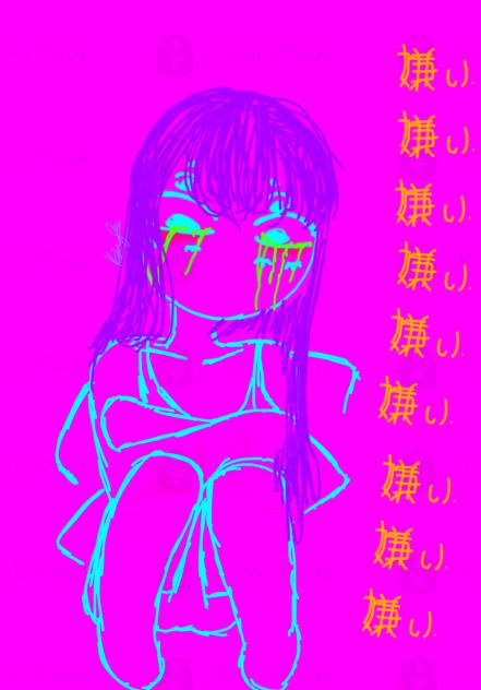 𝐩𝐚𝐢𝐧. ⚠️BRIGHT COLORS+DARK CONTENT⚠️