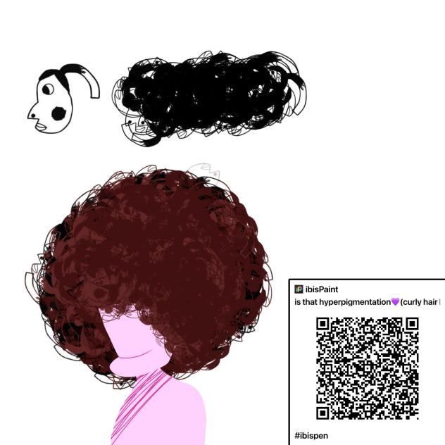 Is that hyperpigmentation curly hair💜