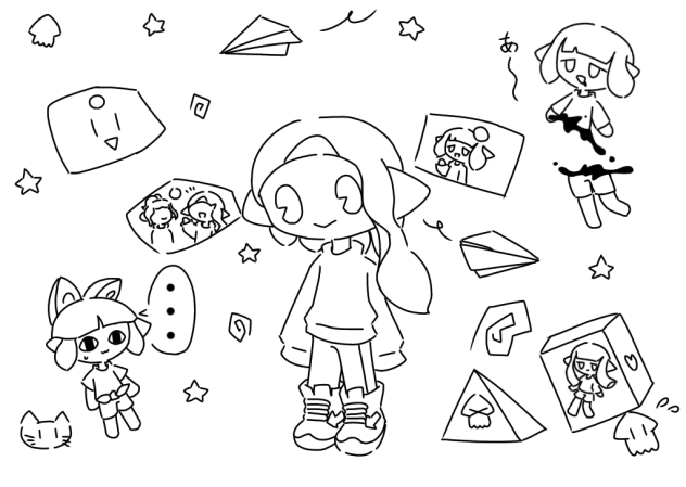 新しいマンガの表紙の塗り絵