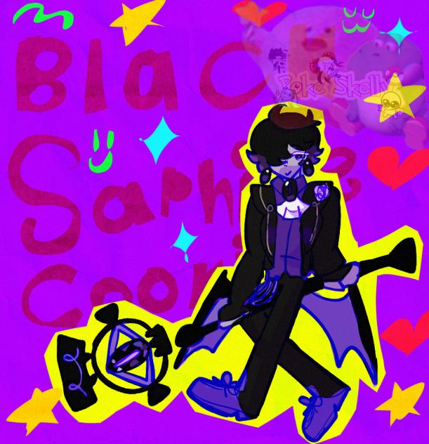more black sapphire art