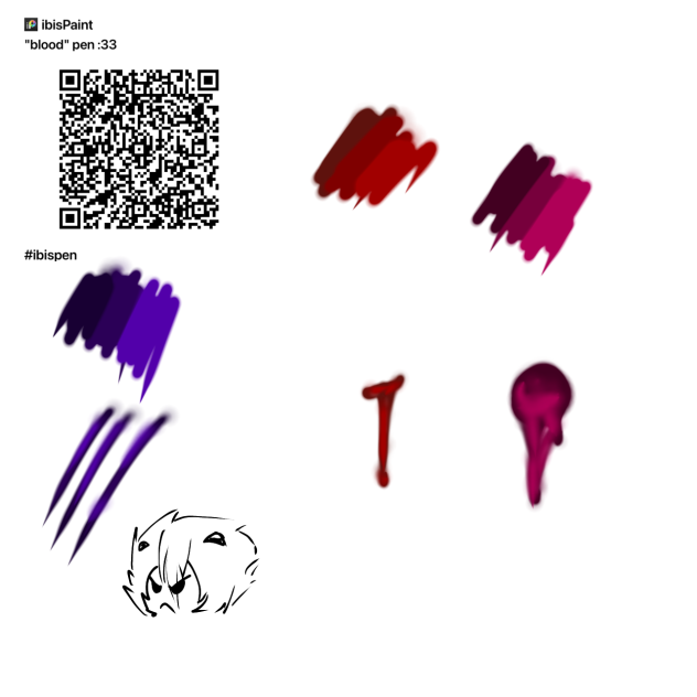 “Blood” pen