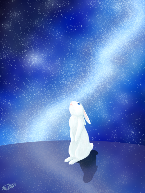 デジ絵0069：七夕に願いを…