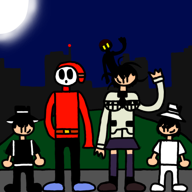 Mis Oc's con sus disfraces de Halloween