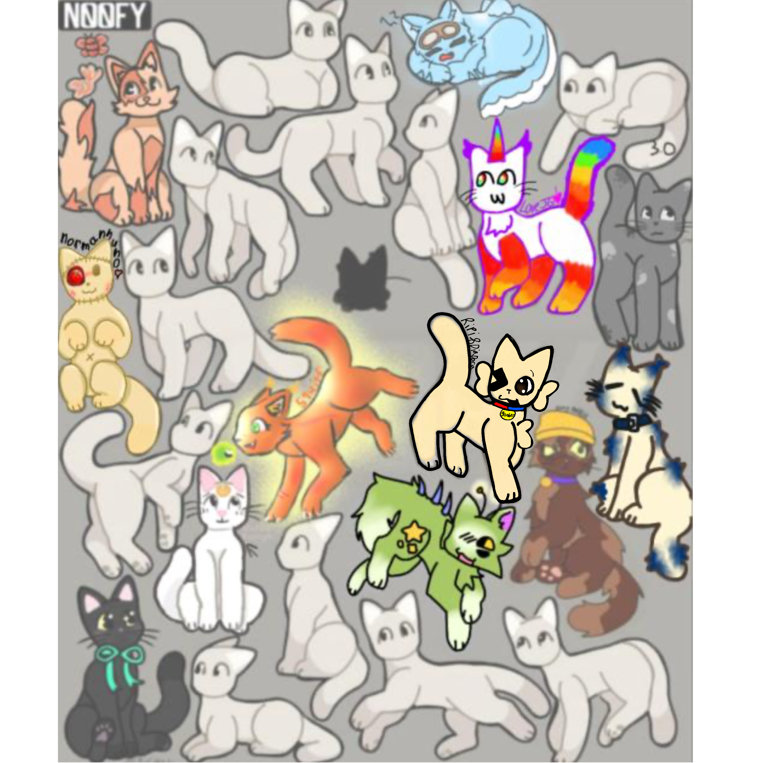Cat collab - ibisPaint
