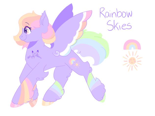New oc Rainbow Skies 🌈☁️