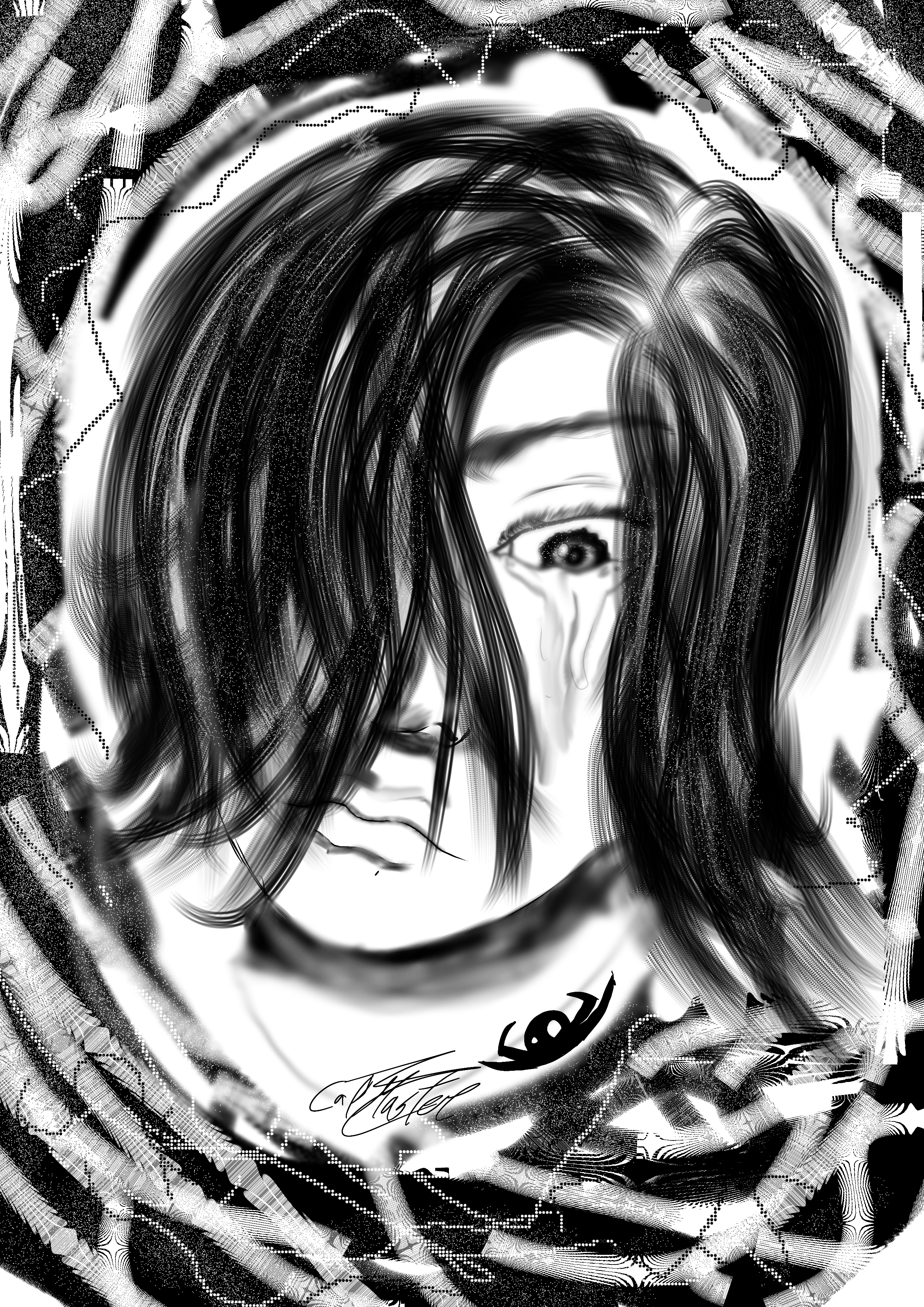 A sad main - ibisPaint